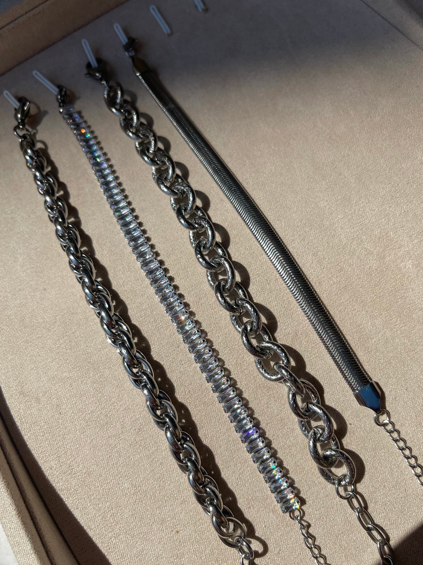 Bracciali basic base argento