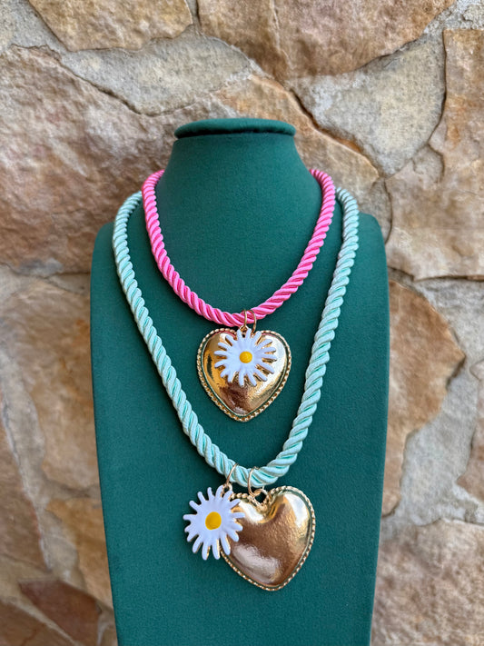 Collana CUORE FIORITO
