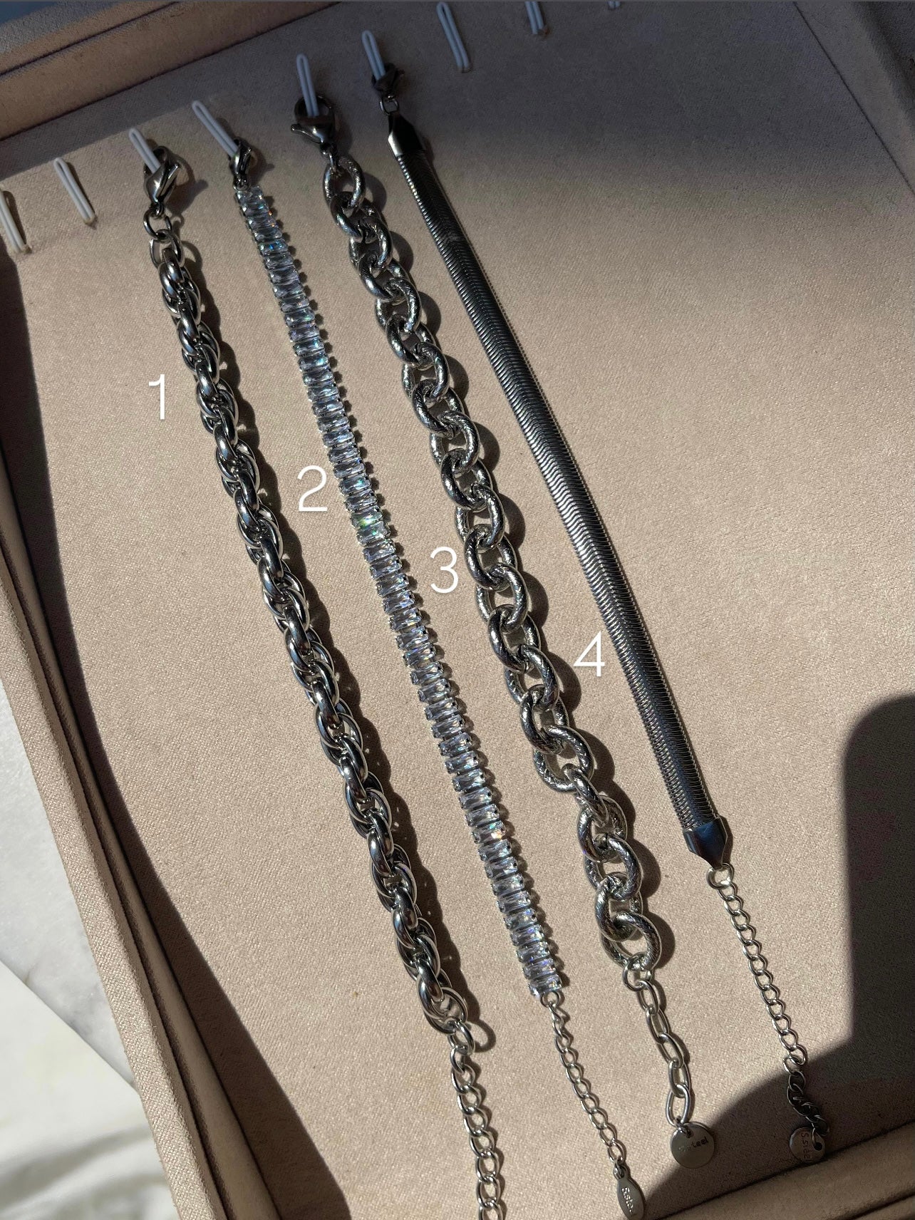 Bracciali basic base argento