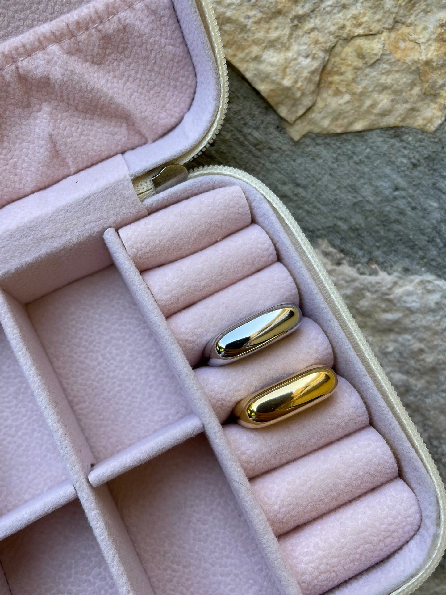 Anello GEOMETRICAL bombato