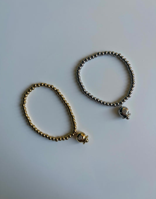 Bracciale a molla con campanella