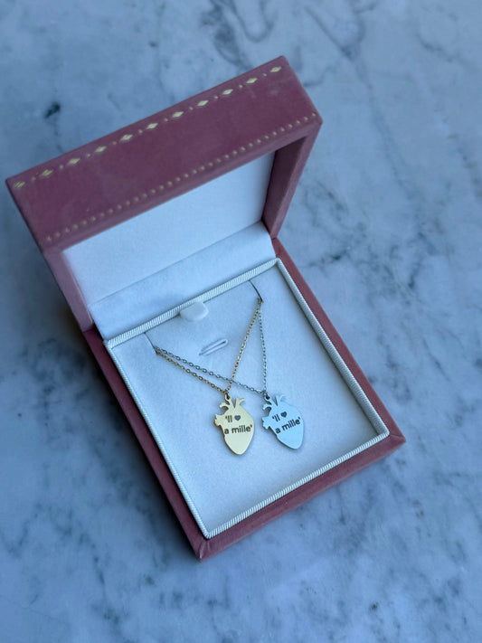 Collana CUORE ANATOMICO (Il cuore a mille)